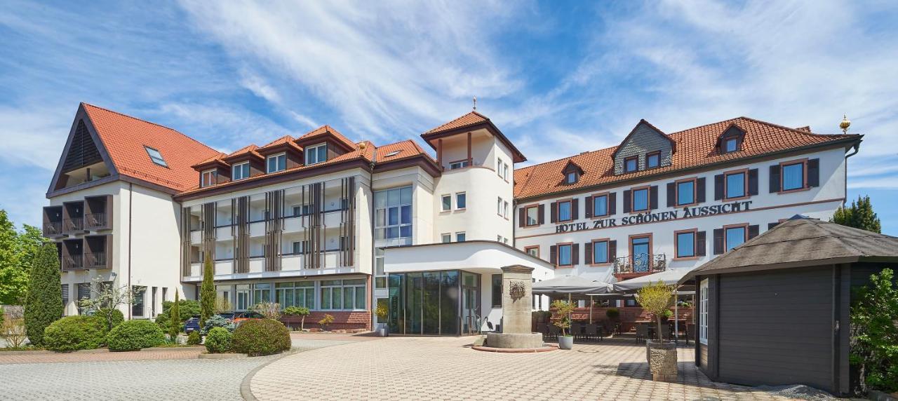Hotel Zur Schoenen Aussicht Marktheidenfeld Esterno foto